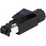 09451511100, RJ Industrial Series Male RJ45 Connector, Cable Mount, Cat5