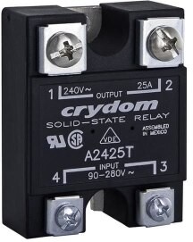 Фото 1/3 D2425T, Solid State Relays - Industrial Mount SOLID STATE RELAY 24-280 VAC