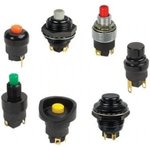 P7-371244, Pushbutton Switches Low-Level Mil Sldr 5A SPST-DB, SPDT-DB