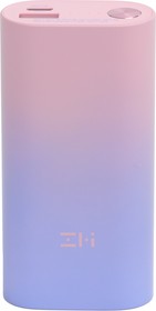 Фото 1/10 Мобильный аккумулятор ZMI PowerBank QB818 10000mAh QC3.0/PD3.0 3A розовый/фиолетовый (QB818 COLOR)
