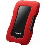 AHD330-2TU31-CRD, 2TB A-DATA HD330 External Hard Drive, 2.5" , USB 3.2, Red