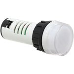 PL22SHLW24, LED Panel Mount Indicators PLT LIGHT HI LENS 24 VAC/DC CLEAR LED