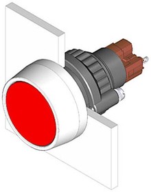 14-040.005, Industrial Panel Mount Indicators / Switch Indicators LAMP NEON T6.8 230V