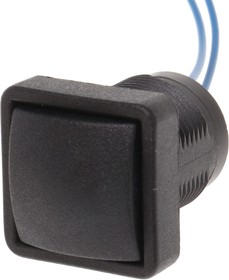 Фото 1/3 49-59211, 49-59 Series Push Button Switch, Momentary, Panel Mount, 16mm Cutout, SPST, Clear LED, 250V ac, IP67