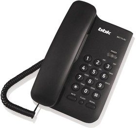 Проводной телефон BBK BKT-74 RU, черный