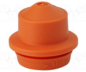 EDKF-20, Grommet; elastomer thermoplastic TPE; orange; 6?13mm; IP65,IP66