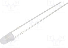 OSW53142A-VV, LED; 3mm; white cold; 1560mcd; 40°; Front: convex; 3?15V; -30?85°C