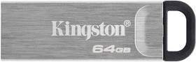 Фото 1/5 Флеш Диск Kingston 64Gb DataTraveler KYSON  DTKN/64GB , (USB 3.2, 200 МБ/с при чтении)