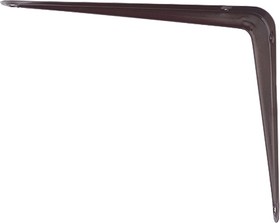 94027, Кронштейн угловой с ребром 250 х 300 мм, коричневый