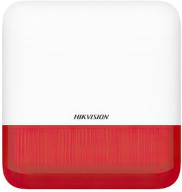 Сирена Hikvision DS-PS1-E-WE белый [ds-ps1-e-we (red indicator)]