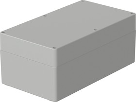 Фото 1/3 02255000, Euromas Series Light Grey Polycarbonate Enclosure, IP66, IK07, Light Grey Lid, 360 x 200 x 149mm