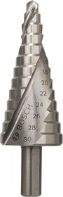 2608597520, HSS Step Drill Bit 6mm x 30mm