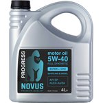 Моторное масло NOVUS PROGRESS 5W-40 (ESTER+AN+VHVI) ACEA A3/B4, 4 л PRO202204