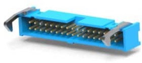 3-1761607-1, Pin Header, угловой, Wire-to-Board, 2.54 мм, 2 ряд(-ов), 34 контакт(-ов), Through Hole Right Angle