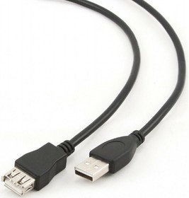 Фото 1/2 Кабель Gembird PRO CCP-USB2-AMAF-10 USB 2.0 кабель удлинительный 3.0м AM/AF позол. контакты, пакет