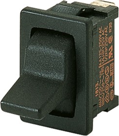 01818.1102-00, Toggle Switch, Panel Mount, On-Off-(On), SPDT, Tab Terminal