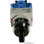 ASW3111-203, Switch Selector N.O./N.C. DPST 45° Knob 10A 440VAC 220VDC 745.7VA ...