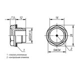 Oil indicator "Peephole" Art. K0445.1282215