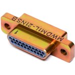 MWDM1L-15S-6K7-12B, D-Sub Micro-D Connectors MICRO D PREWIRED CON 15CNT SKT #26AWG