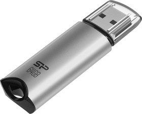 Флеш Диск Silicon Power 64Gb Marvel M02 SP064GBUF3M02V1S, Silver