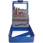 48-602, Набор сверл по металлу с кобальтом 5% в металлической коробке ...