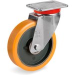Колесо Tellure Rota 645006 поворотное, диаметр 200 мм, грузоподъемность 900кг ...