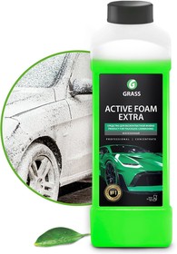 Фото 1/9 Автошампунь Active Foam Extra для бесконтактной мойки 1л GRASS 700101