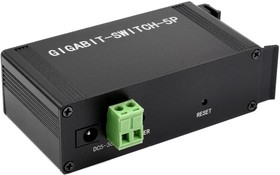 Фото 1/4 Gigabit-Switch-5P, Коммутатор Gigabit Ethernet, IEEE 802.3x, Full-Duplex, монтаж на DIN-рейку