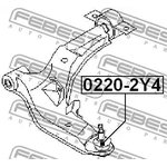 0220-2Y4, 02202Y4_опора шаровая! Nissan Almera Tino V10M all 00