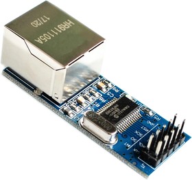 Фото 1/4 Mini ENC28J60 Ethernet Shield модуль расширения для Arduino