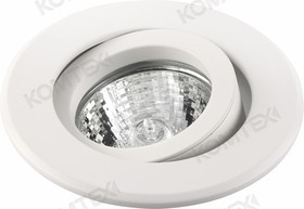 Comtech PROTEI Светильник точечный алюминиевый поворотн,50W, ГЛН/LED G5.3, IP20, 12V,бел мат