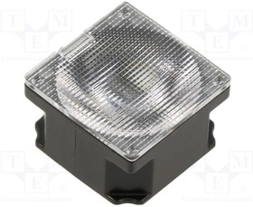FA10669, Линза для LED, квадратная, Мат-л поликарбонат, прозрачный