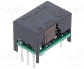 CCG3-48-12DF, Isolated DC/DC Converters - Through Hole Input 24/48VDC, Output +/-12V 0.13A, 3.12W TH