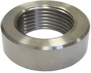 Приварная бобышка, резьба 1/2" G (цилиндрическая), нерж. сталь SUS304, L=23 мм
