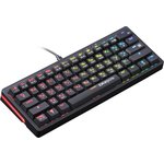 DEFENDER DEMIOS Игровая клавиатура чёрная (USB, TNT Pink, RGB подсветка, 61 кл. ...