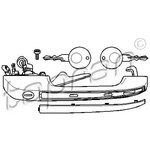 104175755, Ручка двери передн прав AUDI: 80 78-86, 90 84-87