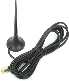 GSM Antenna SMA straight male (Cable length: 2m), GSM антенна с кабелем