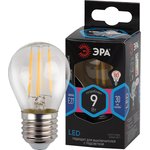 Лампочка светодиодная ЭРА F-LED P45-9W-840-E27 E27 / Е27 9Вт филамент шар ...
