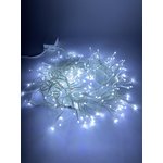 ENIN - WC ЭРА Гирлянда LED Мишура 3,9 м белый провод, холодный свет, 220V Б0047971