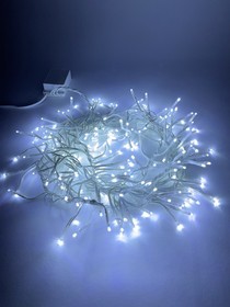 Фото 1/9 ENIN - WC ЭРА Гирлянда LED Мишура 3,9 м белый провод, холодный свет, 220V Б0047971