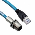 1300540021, Ethernet Cables / Networking Cables ULTRA-LOCK D-CODE M12 TO RJ45 2M
