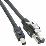 2-2205133-2, Ethernet Cables / Networking Cables 5M 70 DEG CEL PUR MINI TYPE I ...