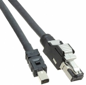 2-2205133-2, Ethernet Cables / Networking Cables 5M 70 DEG CEL PUR MINI TYPE I IND RJ45