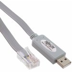 U209-006-RJ45-X, USB Cables / IEEE 1394 Cables Tripp Lite USB to RJ45 Cisco Serial Roll over Cable USB Type A RJ45 M/M 6 f