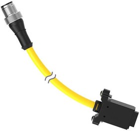 DELSE-81D, Sensor Cables / Actuator Cables Cordset LS-Custom to M12 Double Ended; 12-pin Straight Female; 8-pin Straight Male Connectors; 0.