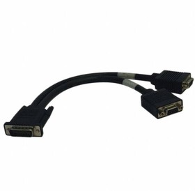 P574-001, HDMI Cables 1FT DMS59/HD15 SPLITTER CBL