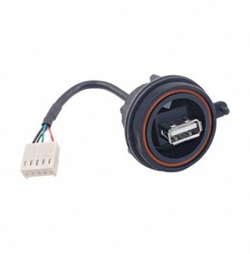 Фото 1/5 PX0843/A, Cable Assembly PVC 0.132m 5 POS USB F Crimp