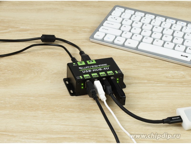 USB-HUB-4U-EU, USB-хаб, 4 x USB 2.0 – купить оптом и в розницу