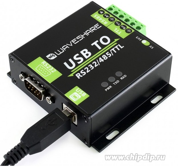 Адаптер микроконтроллер преобразователь GSMIN PL2303HX USB TTL UART (Синий)