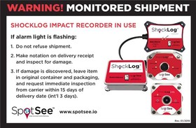 26124, Labels & Industrial Warning Signs ShockLog Companion Labels (25 labels/pack)